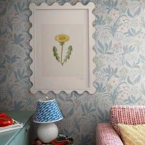 วอลเปเปอร์ OWLS WALLPAPERS ลาย FOLKLORE BLUE ขนาด 53CM X 10M_1